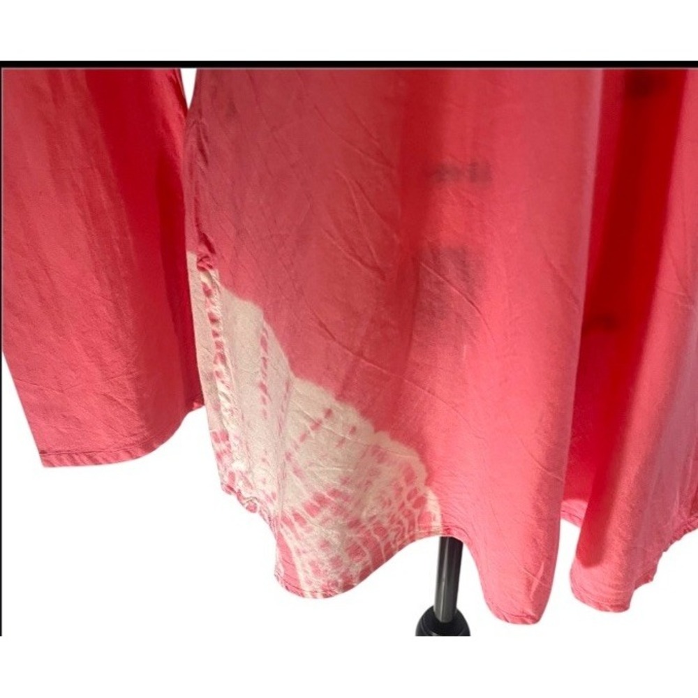 Bleu Clair Claire Pettibone Coverup Tunic Pink Tie Dye‎ Made USA Women's Medium - Picture 4 of 10